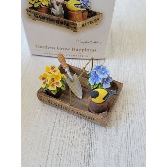 Hallmark Gardens grow happiness 2006 ornament Xmas spring bird - Picture 3 of 7